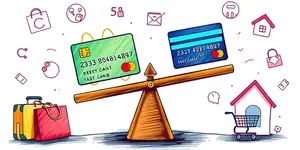 Elige entre débito y crédito según la ocasión