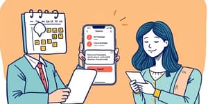 Establece recordatorios para el pago de cuotas