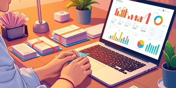 Organiza tus gastos mensuales por tarjeta y categoría