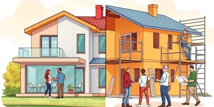 Diferencias entre hipoteca para compra y construcción