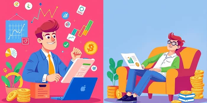 Diferencias entre inversión activa y pasiva